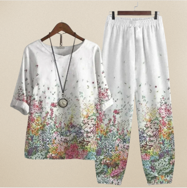 Lilou - Completo camicia e pantaloni comodo ed elegante