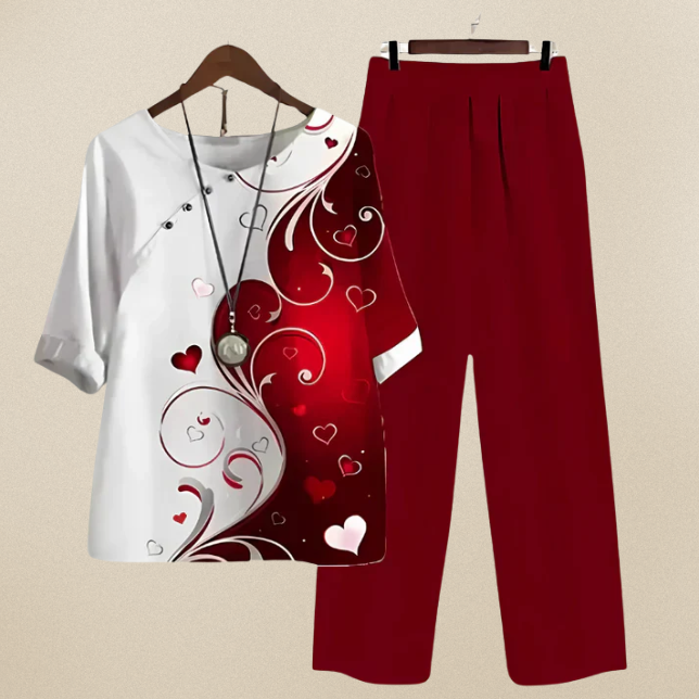 Lilou - Completo camicia e pantaloni comodo ed elegante