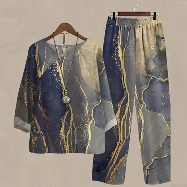 Lilou - Completo camicia e pantaloni comodo ed elegante