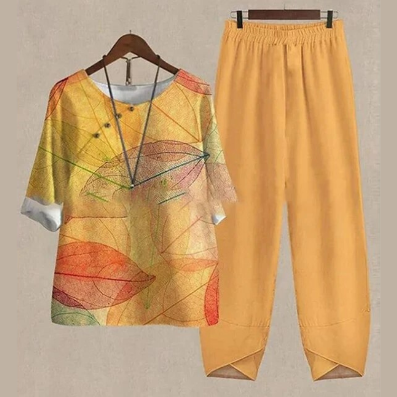 Lilou - Completo camicia e pantaloni comodo ed elegante