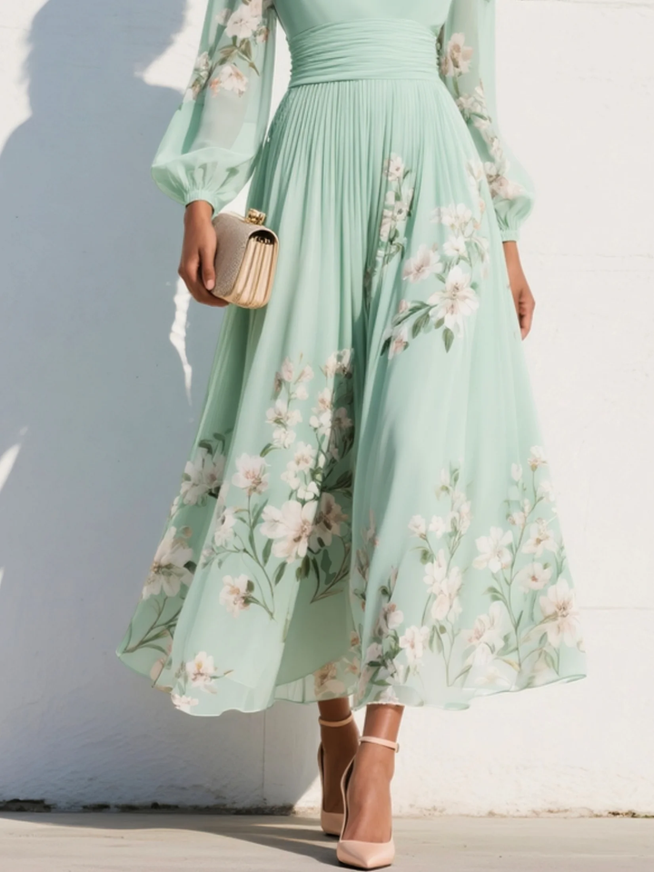 Abito midi a fiori Odelia™