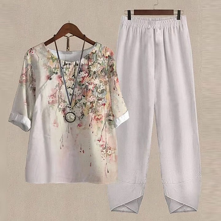 Lilou - Completo camicia e pantaloni comodo ed elegante