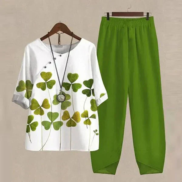 Lilou - Completo camicia e pantaloni comodo ed elegante