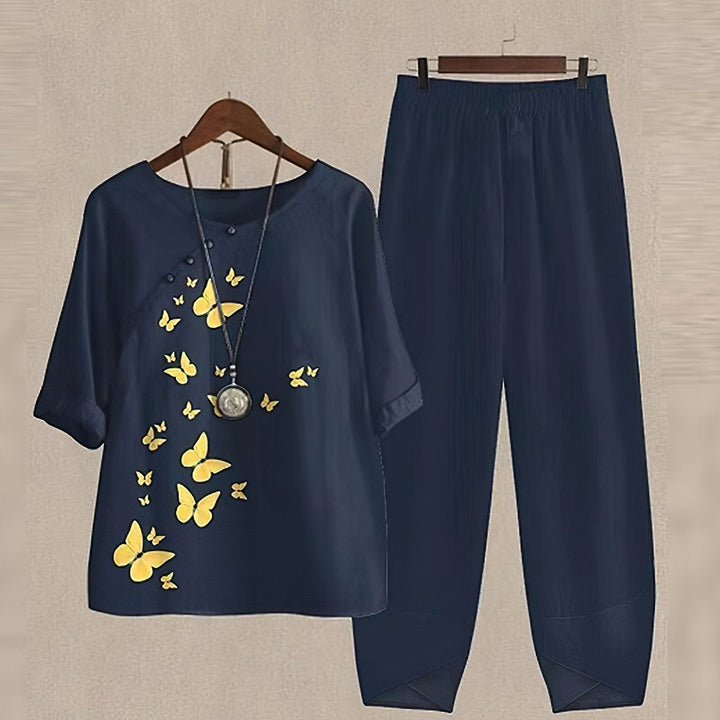 Lilou - Completo camicia e pantaloni comodo ed elegante