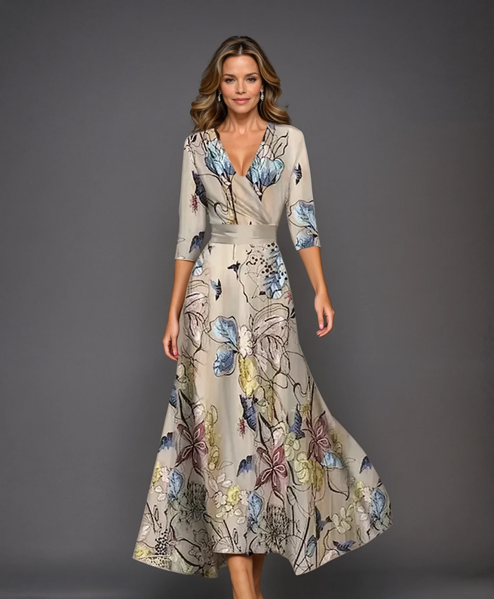 Aria™ | Abito elegante con stampa floreale
