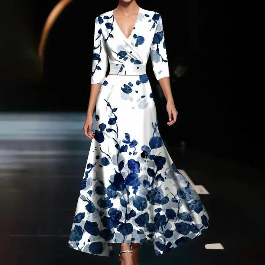 Aria™ | Abito elegante con stampa floreale